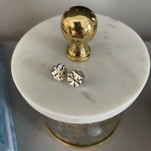 Tory Burch emblem stud earrings